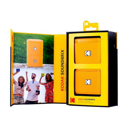 KODAK SOUNDBRIX™ Overload Orange 2-Piece Speaker
