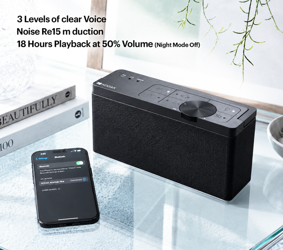 KODAK AcuHear Plus Portable Bluetooth Speaker