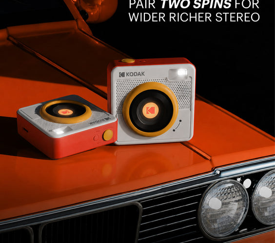KODAK Spin Portable Wireless Bluetooth Speaker