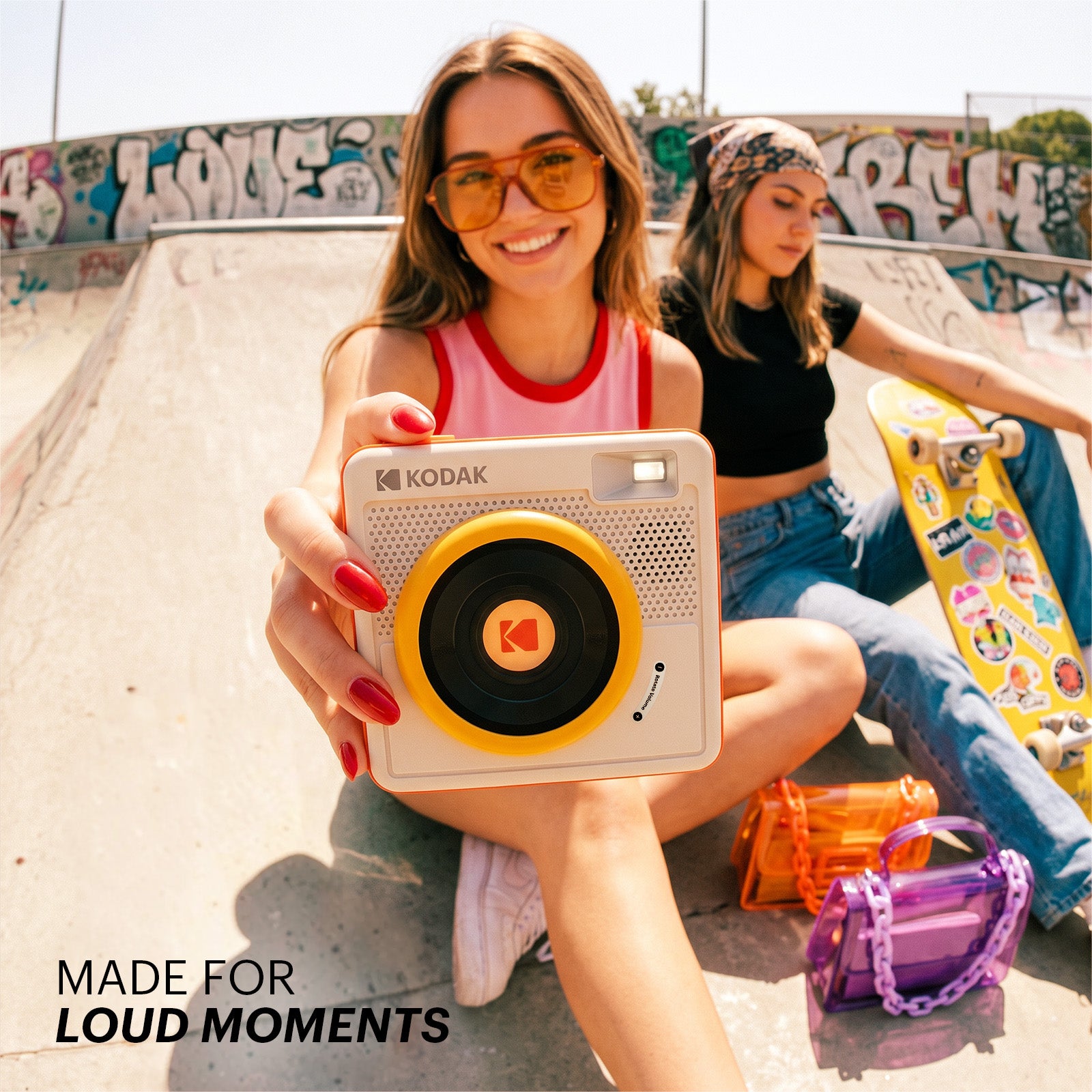 KODAK Spin Portable Wireless Bluetooth Speaker