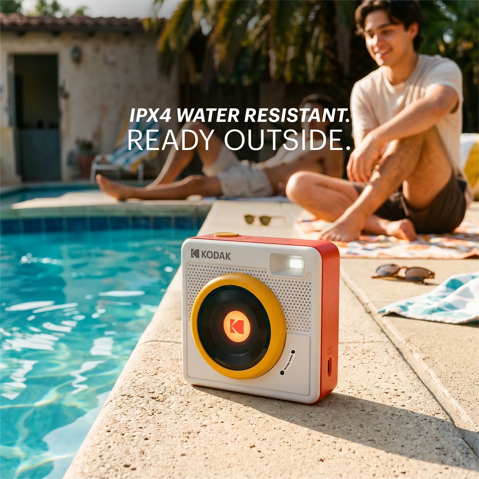 KODAK Spin Portable Wireless Bluetooth Speaker