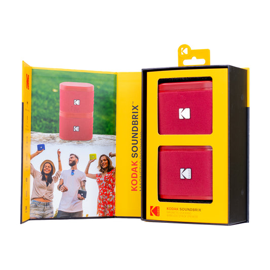 KODAK SOUNDBRIX™ Reverb Red 2-Piece Speaker